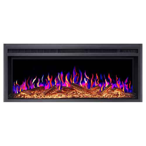 Електрокамін ArtiFlame AF38 Multicolor з обігрівом і звуком горіння вогню
