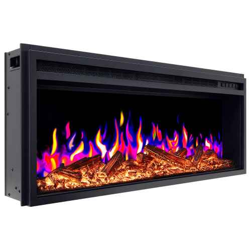 Електрокамін ArtiFlame AF38 Multicolor з обігрівом і звуком горіння вогню