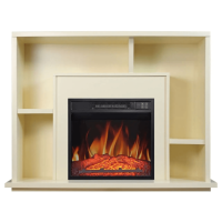 Каминокомплект ArtiFlame Binn AF18 слоновая кость с обогревом