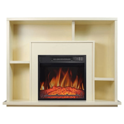 Каминокомплект ArtiFlame Binn AF18 слоновая кость с обогревом