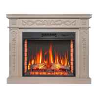 Каминокомплект ArtiFlame Delmona AF28S слоновая кость с обогревом