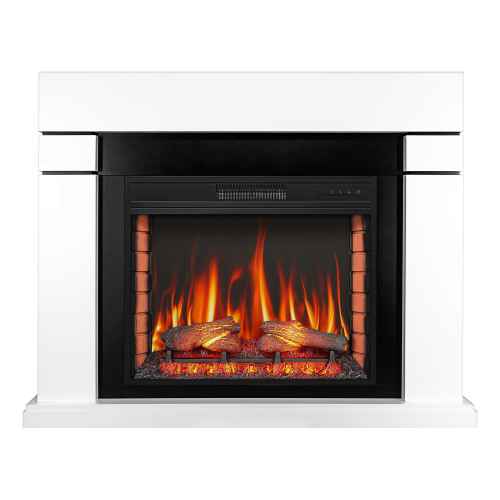 Каминокомплект ArtiFlame Lindos AF28S белый с обогревом
