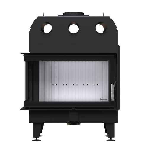 Угловой камин BOKAR 855047 L,17 кВт, белая керамика