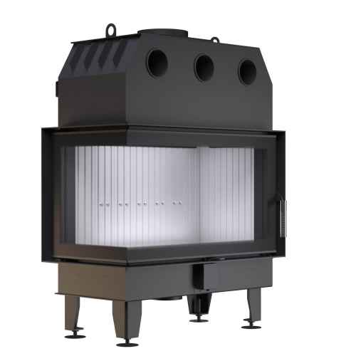 Угловой камин BOKAR 855047 L,17 кВт, белая керамика
