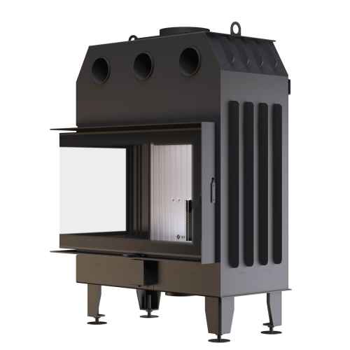 Угловой камин BOKAR 855047 L,17 кВт, белая керамика