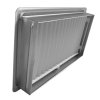 Решітка для каміна металева Darco Рж4 Light, 335х195 мм, графіт з листком