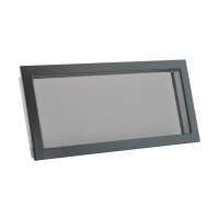 Вентиляційна решітка Ventlab KRVSM 325х195 мм, сітка, чорна