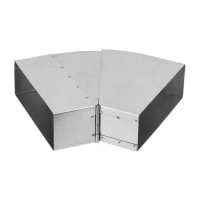 Коліно горизонтальне Darco KLN 25-45º, 150х50мм