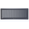 Решітка для каміна металева Darco Рж5 light, 485х195 мм, графіт 