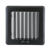 Вентиляционная решетка для камина Darco Рж2 Light, 195х175 мм, графит 