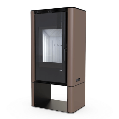 Стальная печь Defro Home SOLUM LOG, коричневий