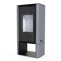 Стальная печь Defro Home SOLUM LOG серая