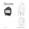 Угловой камин Unico DRAGON 4B Raster Standard 16кВт