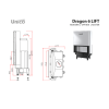 Камінна топка Unico DRAGON 6 Modern Lift 12кВт