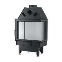 Каминная топка Unico DRAGON 2B XL Modern Standard, 12кВт