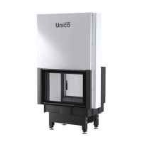 Двосторонній камін Unico DRAGON 2 DUO Raster Lift, 12кВт