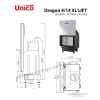 Камін Unico DRAGON 4 XL Modern Lift 16кВт