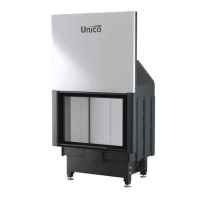 Каминная топка Unico DRAGON 4 XL Raster Lift, 16кВт