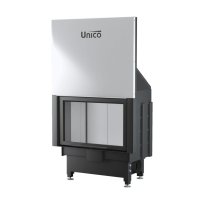 Камінна топка Unico DRAGON 4 Slim Modern LIFT, 14кВт