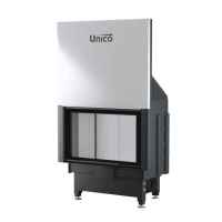 Камінна топка Unico DRAGON 4 Slim Raster LIFT, 14кВт