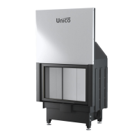 Камінна топка Unico DRAGON 4 XL Slim Modern LIFT, 14кВт