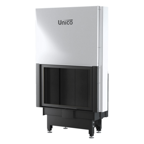 Камин с большой дверцей Unico DRAGON 6 XXL Modern Lift 12кВт