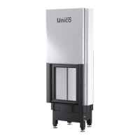 Каминная топка Unico DRAGON 8 Slim Modern Lift, 9кВт