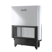 Каминная топка Unico DRAGON 9 Modern LIFT, 14 кВт