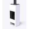 Дровяная печь Unico TIMO STEEL white 