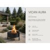 Садовий камін VICAN AURA — кругле вогнище