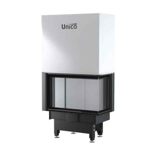 Камин для отопления Unico NEMO 2B TOPECO Raster LIFT 15кВт