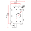 Камін з кутовим склом Unico NEMO 2B XL Raster Lift
