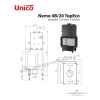 Камінна топка Unico NEMO 4B Slim Modern Standard, 20кВт