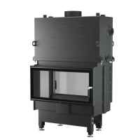 Двосторонній камін NEMO 9 DUO Raster Standard 20кВт