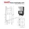 Камин водяной Unico NEMO 4 Slim Raster LIFT 20 кВт