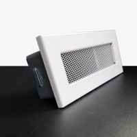 Решітка Ventlab KRVSM 220х95 мм біла без жалюзі