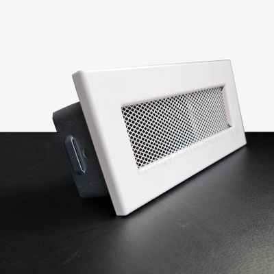 Вентиляционная решетка Ventlab KRVSM 220х95 мм, сетка, белая