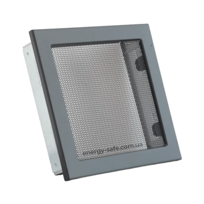 Вентиляционная решетка Ventlab KRVSM 220х220 мм, сетка, черная