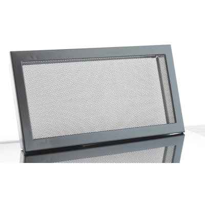 Вентиляционная решетка Ventlab KRVSM 450х240 мм, сетка, черная