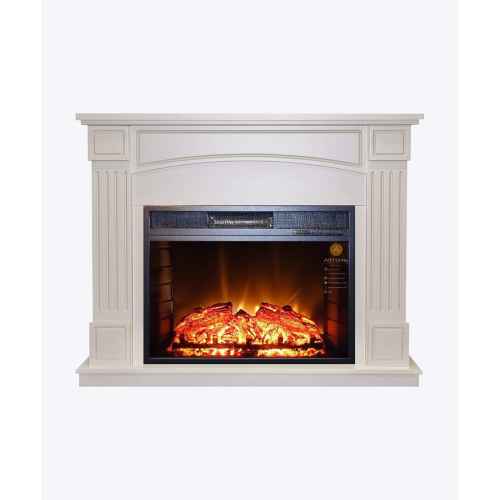 Электрокамин ArtiFlame BOSTON AF26, белый дуб