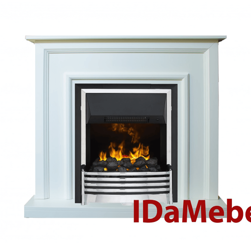 Камин IDaMebel Adele Белый Flagstaff 