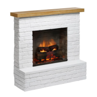 Камінокомплект Tagu ROLF PowerFlame 2 білий