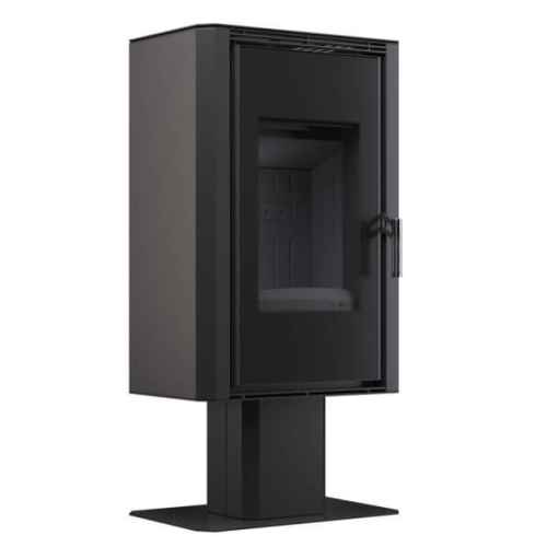 Стальная печь BOKAR Aston FD 4380, 9 кВт, черная футеровка