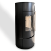 Камин-печь на дровах Color Stove Si_7 L BLACK STEEL