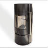 Камин-печь на дровах Color Stove Si_7 L BLACK STEEL