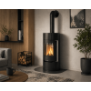 Камин-печь на дровах Color Stove Si_7 L BLACK STEEL