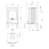 Чавунна піч Dovre ASTRO 2/L 7 кВт