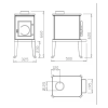 Чугунная печь Dovre 100 CBS