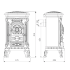 Чугунная печь KawMet P9 ECO, 8кВт 