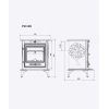 Чугунная печь KAWMET P10 EKO 7 кВт 